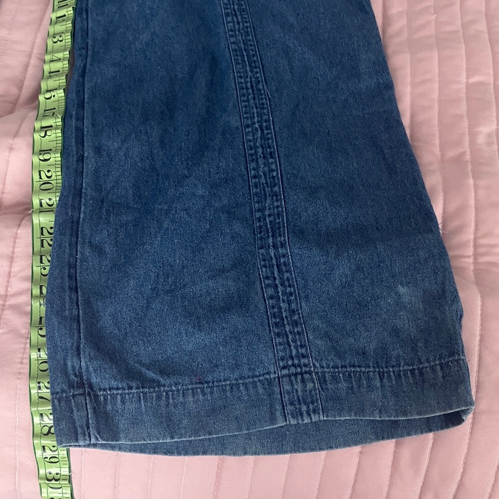 American Eagle high waist wide leg belted lightweight denim jeans 6 - Picture 10 of 13